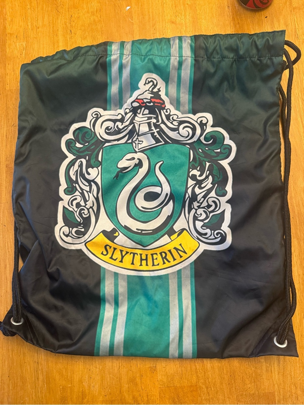 Slytherin Green Drawstring Backpack - Kids